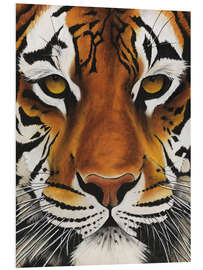 Foam board print Old tiger