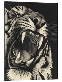 Gallery print Growling tiger