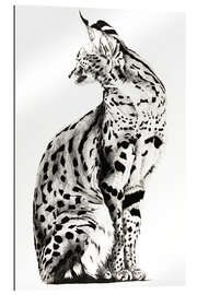 Gallery print Looking back Serval