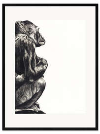 Framed art print Lady gorilla