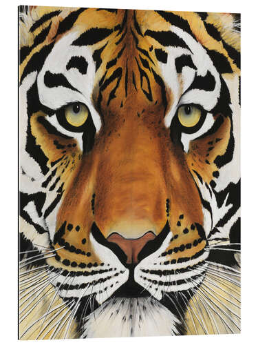 Quadro em plexi-alumínio Cara do tigre