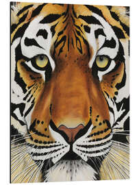 Magnettafel Tigergesicht