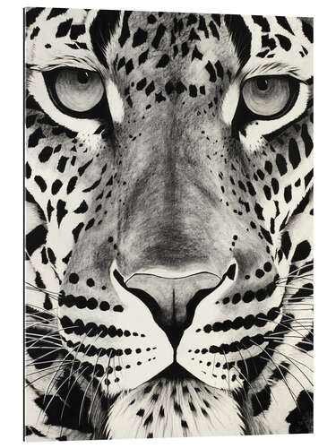 Gallery print Leopard face