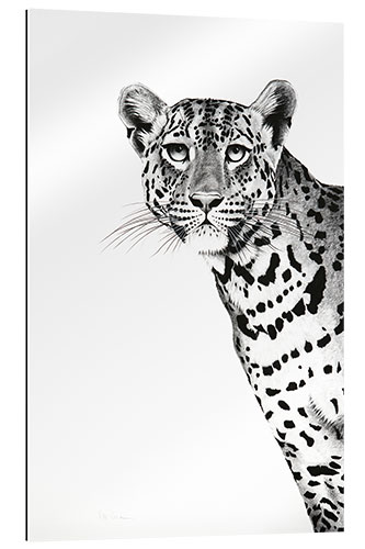 Gallery print Peeking Leopard