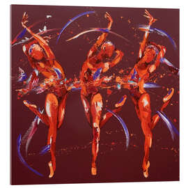 Acrylic print Dance enthusiastically