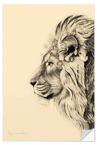 Wall sticker Persian lion I