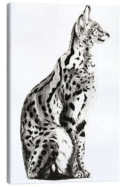 Canvas print Serval