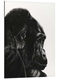 Magnettafel Gorilla-Porträt II