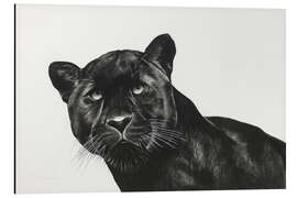 Magnettafel Schwarzer Panther