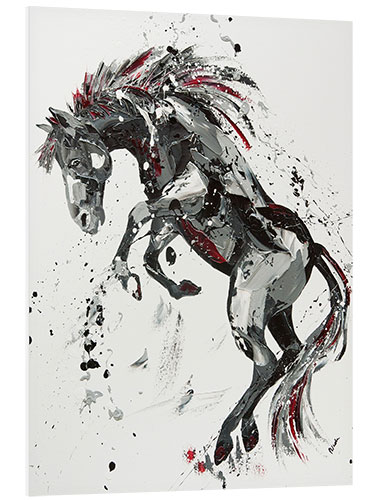 Foam board print Horse dance