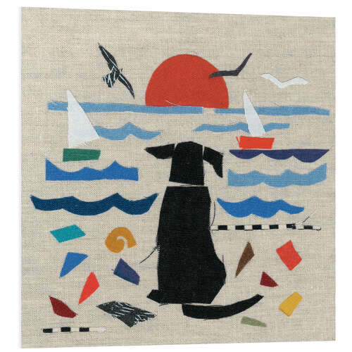 Obraz na PCV Dog by the sea