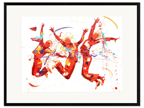 Ingelijste kunstdruk Euphoria