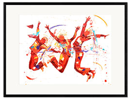 Ingelijste kunstdruk Euphoria