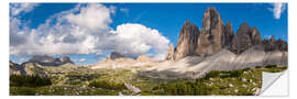 Selvklebende plakat Three Peaks I