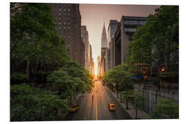 Stampa su PVC Tramonto di New York City