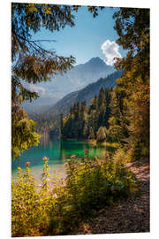 Foam board print Eibsee Bavaria, Germany