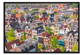 Gerahmter Kunstdruck Die Dächer von Amsterdam