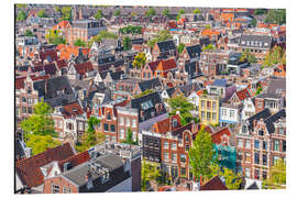 Magnettafel Die Dächer von Amsterdam