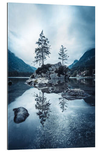 Galleritryk Hintersee in the morning dusk