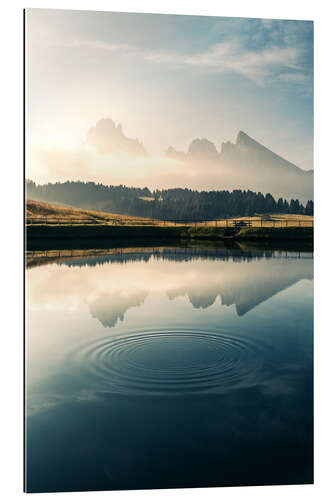 Gallery print Alpe di Siusi at sunrise