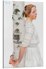 Magnettafel Lisbeth am Birkenstamm