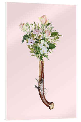 Galleriataulu Revolver with flowers