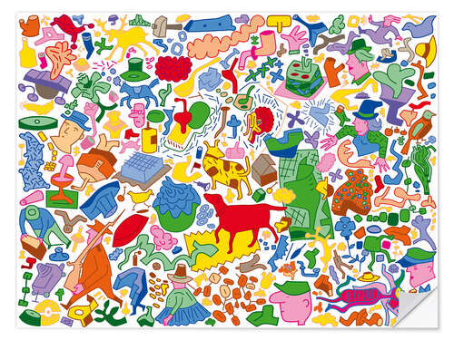 Wall sticker Dog days