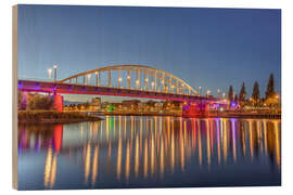 Puutaulu John Frost Bridge in Arnhem