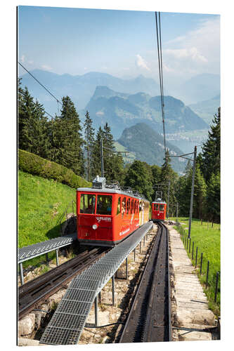 Gallery Print Steilste Zahnradbahn der Welt am Pilatus