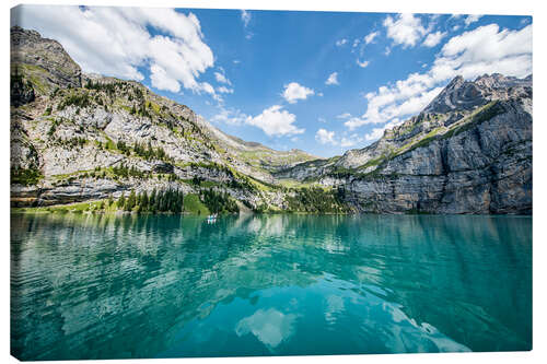 Canvas-taulu Oeschinensee near Kandersteg