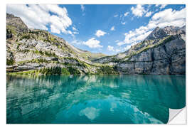 Vinilo para la pared Oeschinensee cerca de Kandersteg