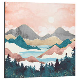 Magnettafel Seelandschaft bei Sonnenaufgang