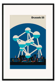 Gerahmter Kunstdruck Brussels 58