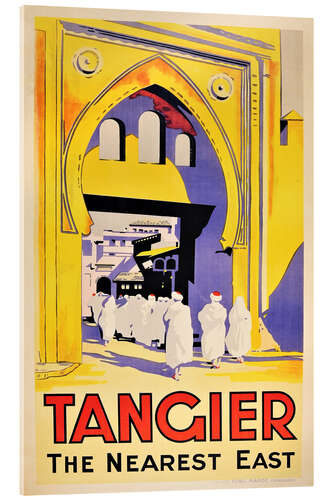 Acrylglas print Tangier, the nearest east