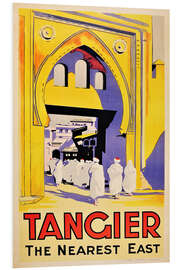 Foam board print Tangier, the nearest east