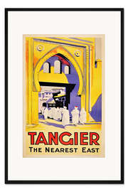 Gerahmter Kunstdruck Tanger, der nächstgelegene Osten (englisch)