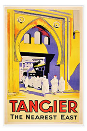 Plakat  Tangier, the nearest east - Vintage Travel Collection