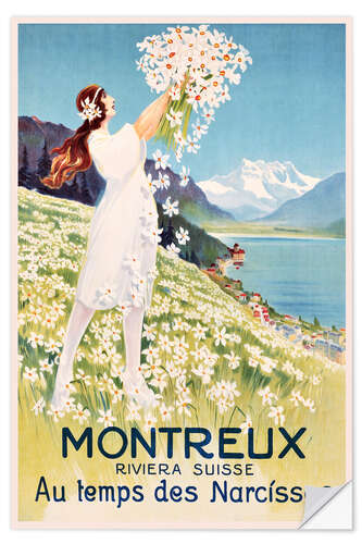 Wall sticker Montreux au temps des narcisses