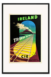 Gerahmter Kunstdruck Irland (englisch)