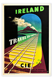 Poster  Ireland (English) - Vintage Travel Collection