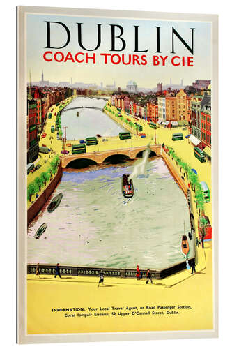 Gallery print Dublin, Coach Tours