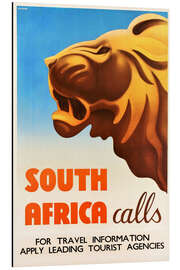 Magnettafel Südafrika ruft (englisch)