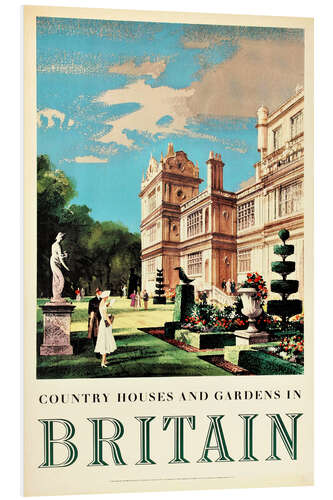 Foam board print Great Britain, Country Houses