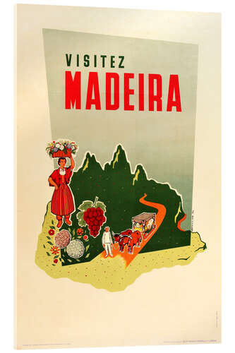 Acrylglasbild Besuchen Sie Madeira (französisch)