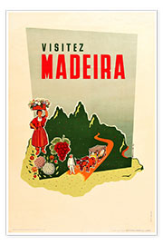 Poster  Visit Madeira (French) - Vintage Travel Collection