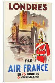 Obraz na aluminium London with Air France (french)