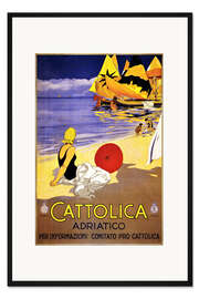 Gerahmter Kunstdruck Katholisch, Adriatisch (italienisch)