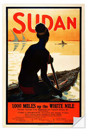 Selvklebende plakat Sudan (English)