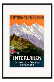 Gerahmter Kunstdruck Interlaken