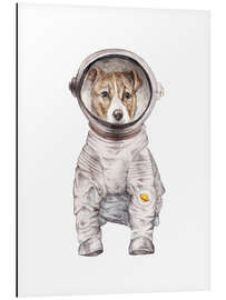 Magnettafel Laika, der Weltraumhund